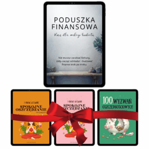 Workbook "Poduszka finansowa.<br>Kurs dla małego budżetu." <br>+ 2 BONUSY